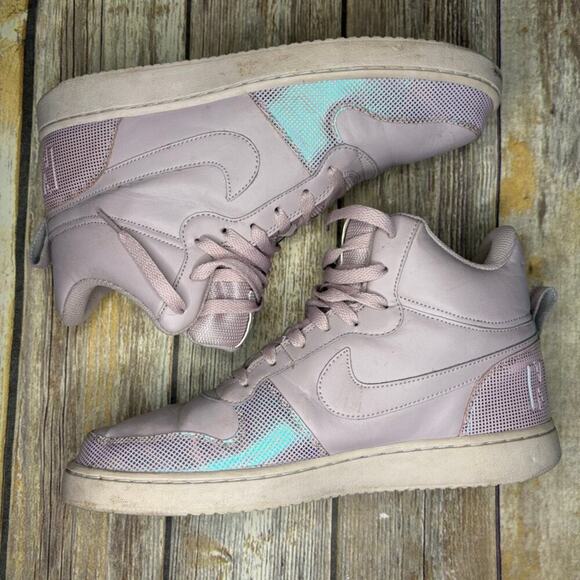 Nike Court Borough Mid SE Style 916793 601 Lavender Iridescent Womens Sz 11 - Picture 5 of 8